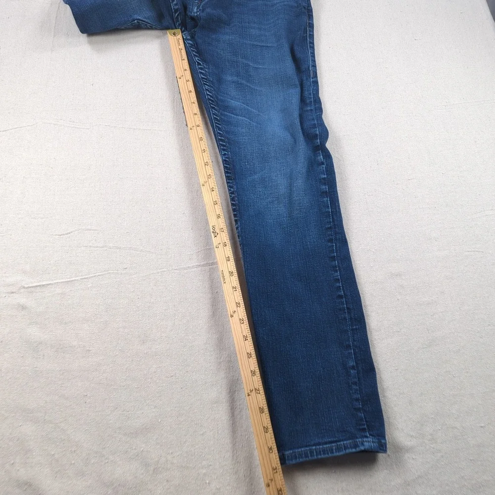 True Religion Jeans Mens 33x31 Blue Rocco Relaxed Skinny Stretch Casual Preppy